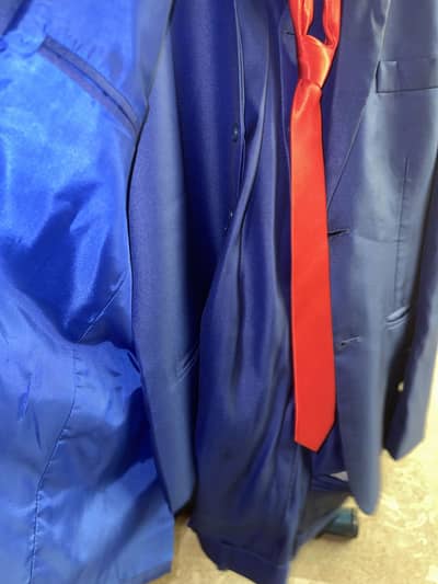 3 piece Pent coat blue color used for sale