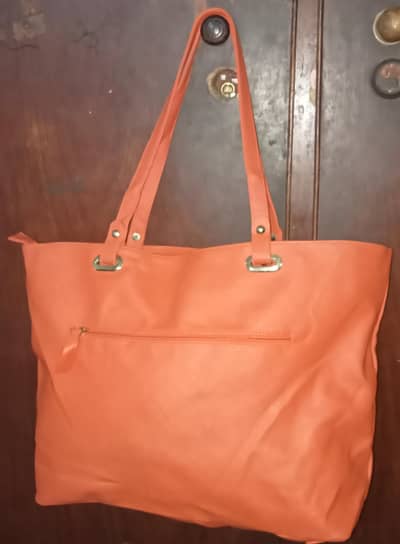 ORIGINAL ANNE CLEIN LATHER TOTE BAG