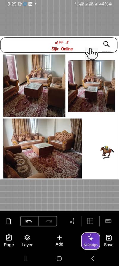 sofa for sale 3 seater + 3 seater + 2seater + table