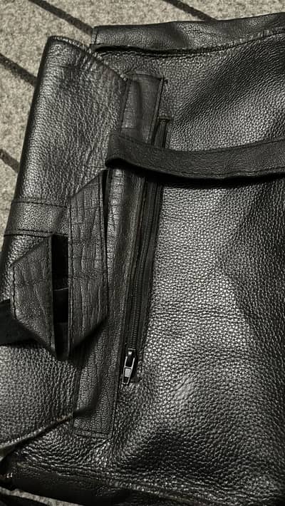 Double leather bag Excellent Condition