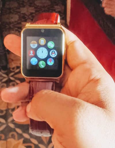 w9 beutifull samrt mobile watch with one sim and memory card sported