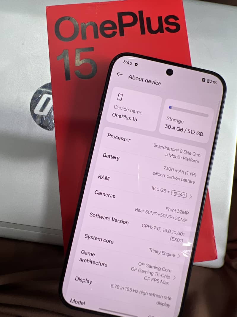One Plus 15 16/512 2