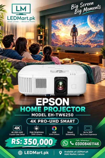 EPSON PROJECTOR EH-TW6250 JAPAN