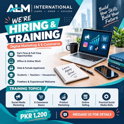 Hiring Male and Female For Work