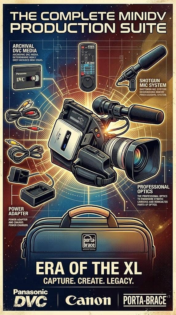 Video Camera Complete Setup/Full Accessories /Ready to Use 0