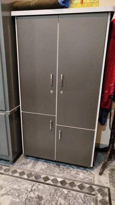 baby almari 2 door gary color