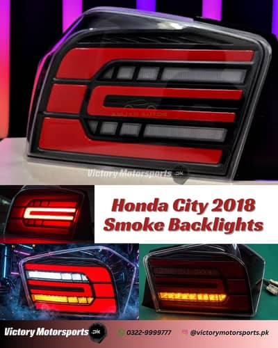 Honda City Smoke Lava Lights