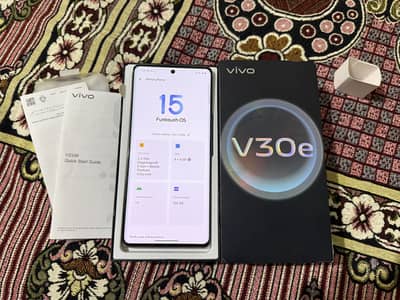 Vivo V30E PTA Approved | snapdragon 6 Gen 1 | 5500mah | Complete Box