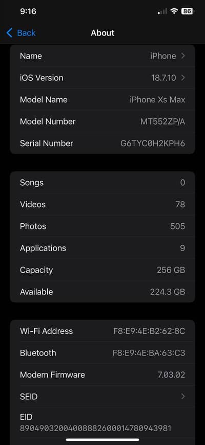 Apple iPhone XS Max