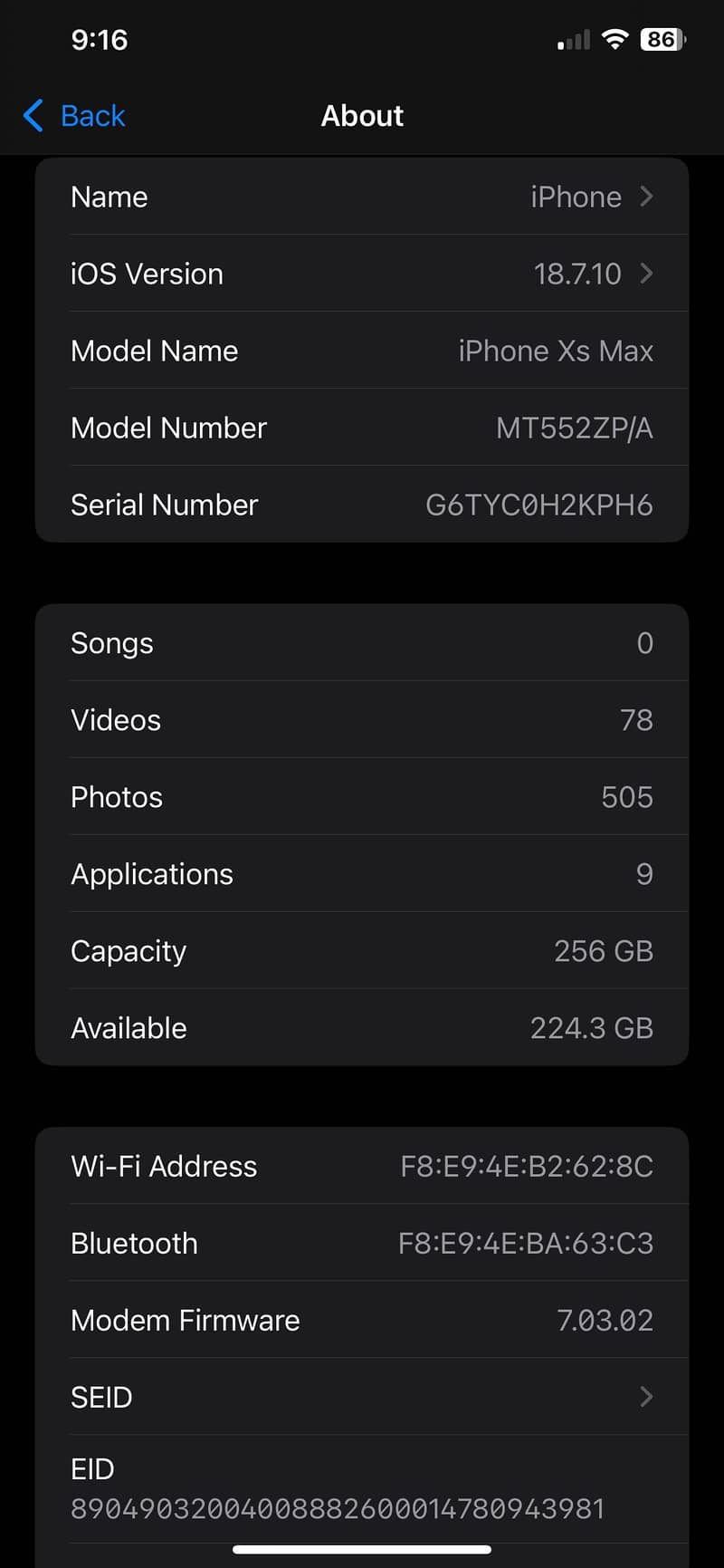 Apple iPhone XS Max 0