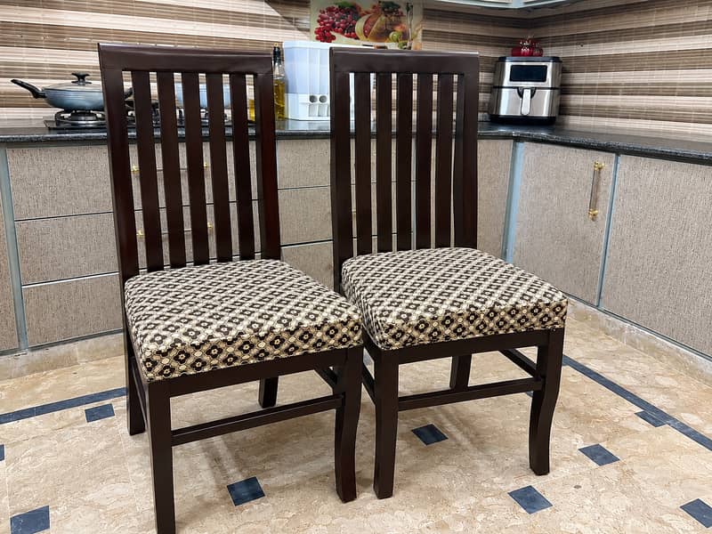 Elegant Wooden Dining Table with Chairs – Stylish Dining Set 3