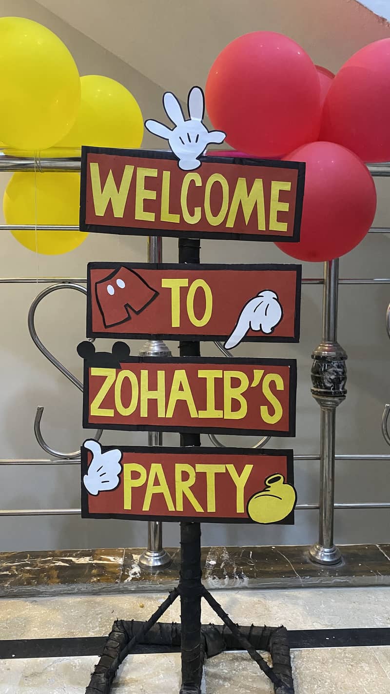 Micky mouse  Birthday Decor 1