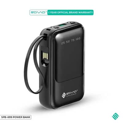 "Sovo 10000mAh Fast Charging Power Bank Brand New"
