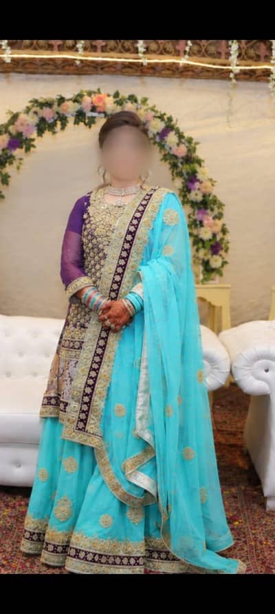 bridal dress with potli n churiyen sets