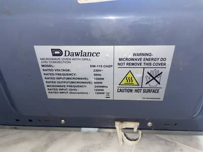 Dawlance DW-115 CHZP Microwave Oven