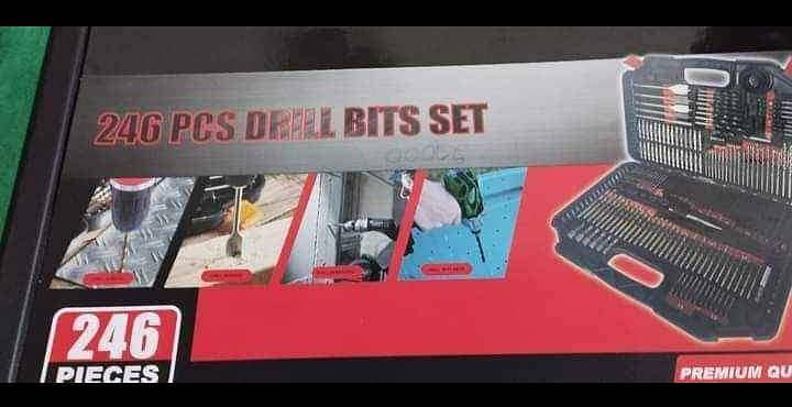 246 pc drill bits set 3