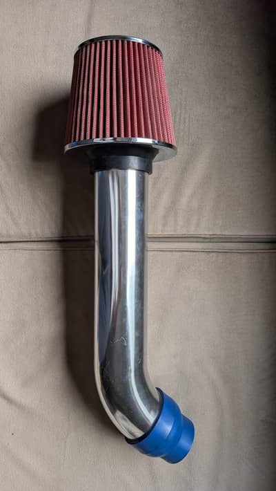 Cold Air Intake — Polished Aluminium + High Flow Cone Filter