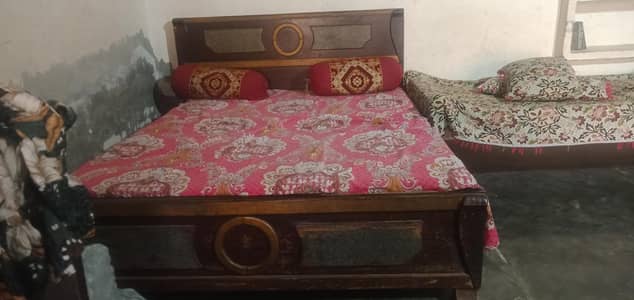 Double Bed with Mattress
