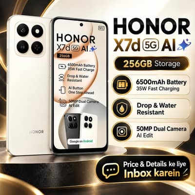 HONOR X70 5G — Stylish & Powerful
