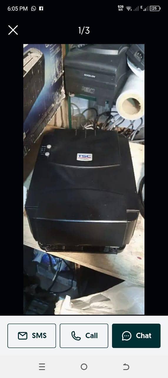 Tsc 244 plus barcode printer 0