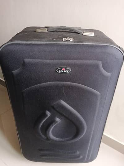 Extra Large (XL) Travel Suitcase – Black Trolley Luggage Bag