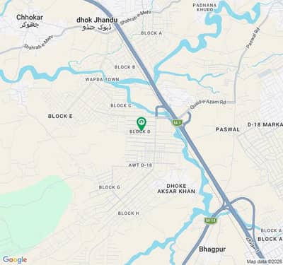 **10 Marla Residential Corner Plot for Sale in AWT Block D**