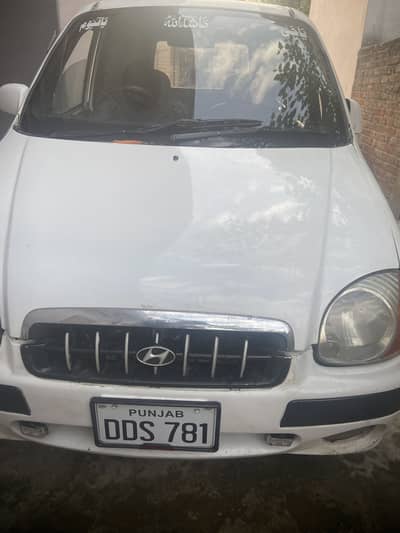 Hyundai Santro 2000 Model AC Chill power steering Android Panel