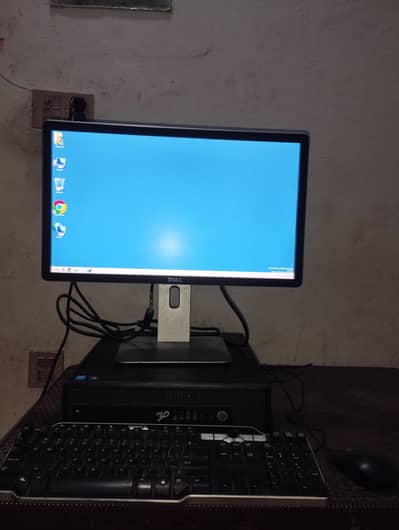 HP Core i5 Complete PC Setup -8GB RAM / SSD + 500GB / 22" Dell IPS Dis