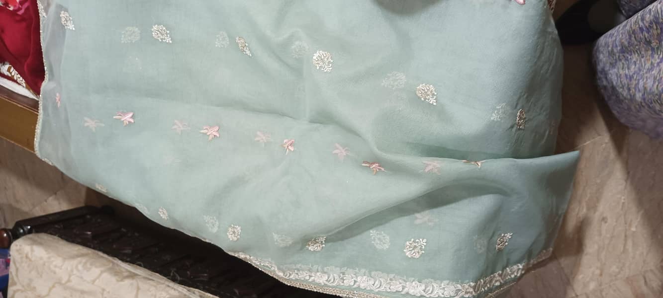 Mint green khadi 2