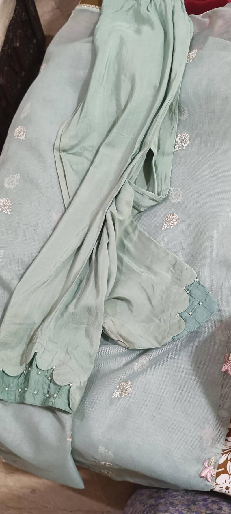 Mint green khadi 3