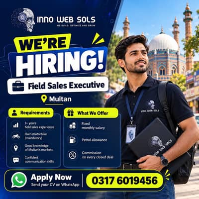 We're Hiring – Field Sales Executive!