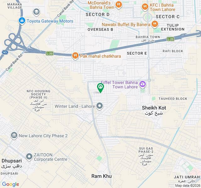 6 Marla Plot For Sale Tauheed Block 0