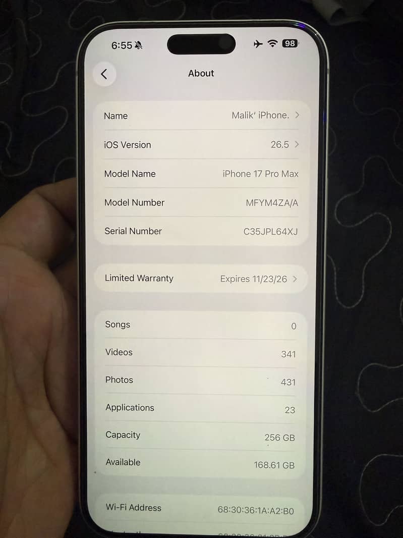 Apple iPhone 17 Pro Max 0