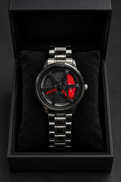 Stylish Alloy Wheel Design Watch – Slightly Used