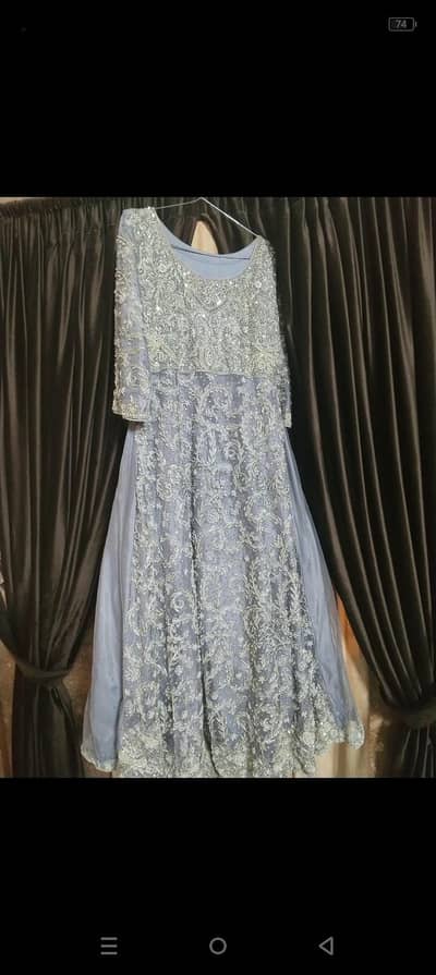 walima maxy  silver grey  one time used
