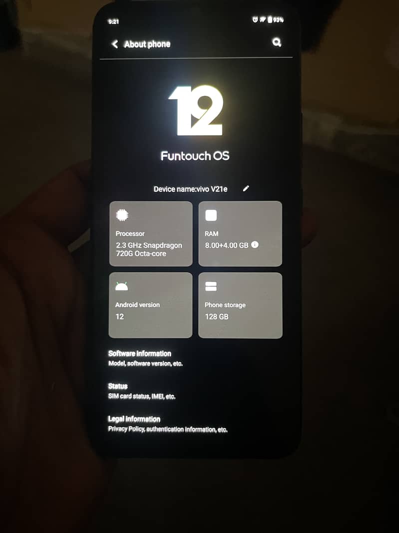 Vivo V21e 0