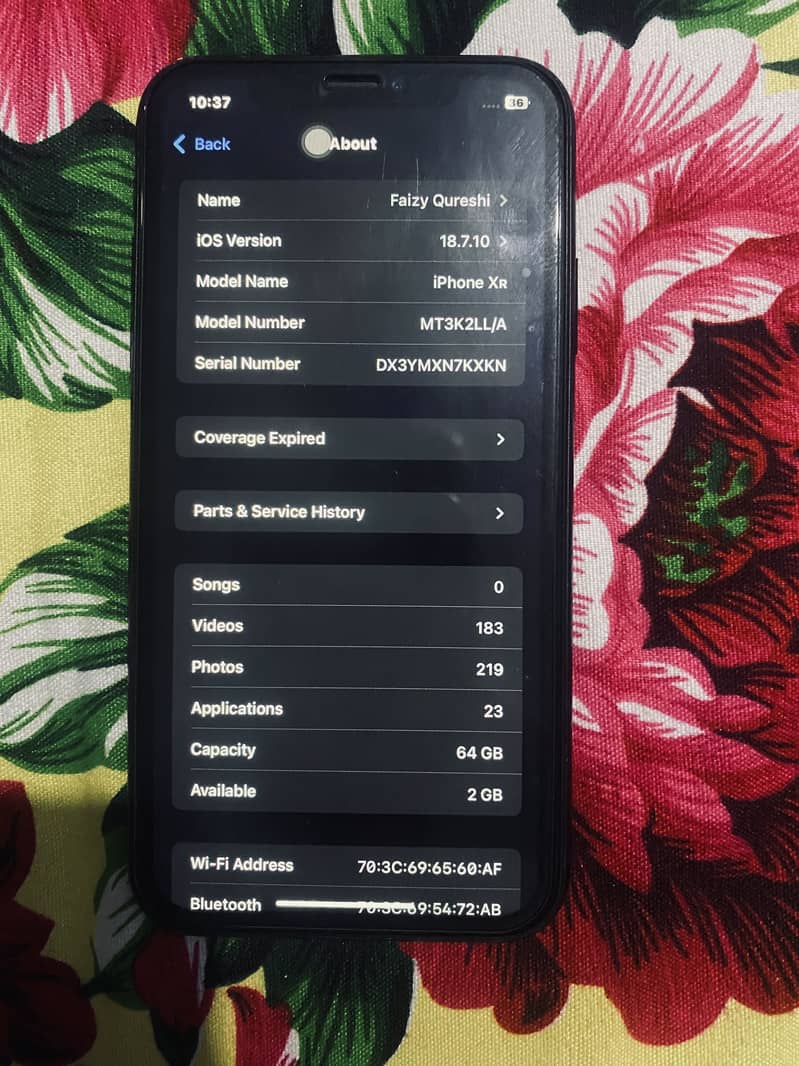 Apple iPhone XR 3