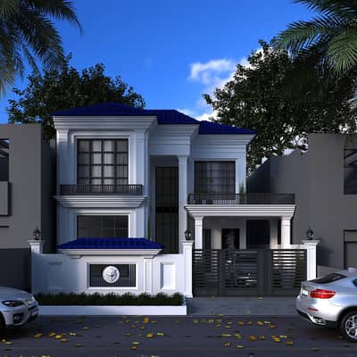 Brand new 10marla grey structure is up for sale in ph5 b extension at very reasonable price ultra modern design