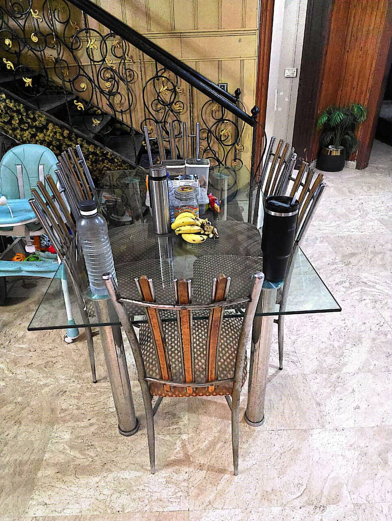 Dining table set with 6 chairs 1