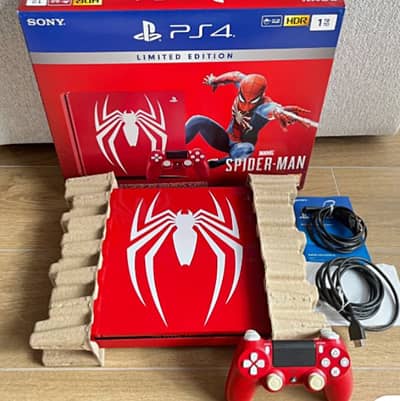 Sony PlayStation 4 PS4 Slim Spider-Man Limited Edition