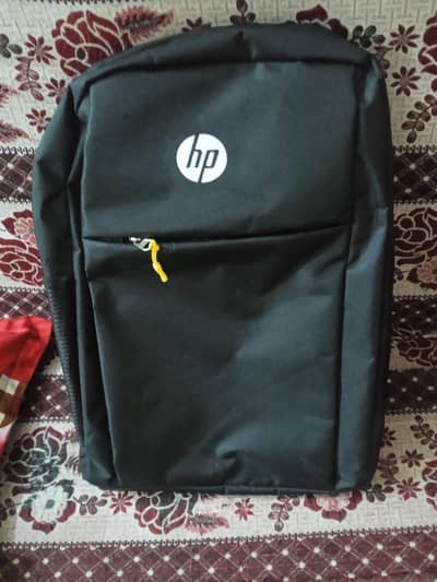 New HP laptop bag black colour