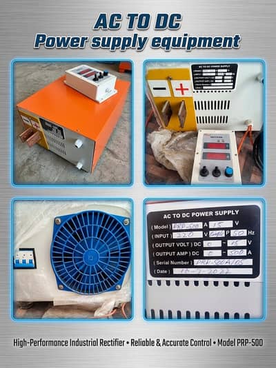 Industrial Plating Rectifier 500 Amp / 15 Volt (PRP-500)