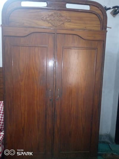 used wooden wardrobe