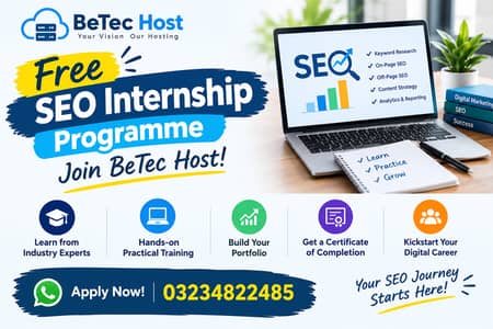 Free SEO Internship Programme – Join BeTec Host!