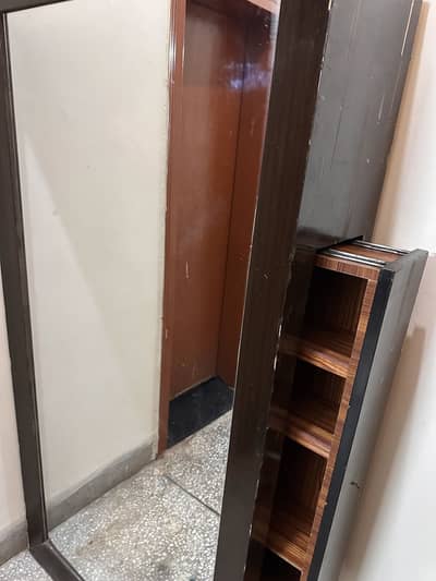 *Full-Length Dressing Mirror with Side Storage – For Sale*