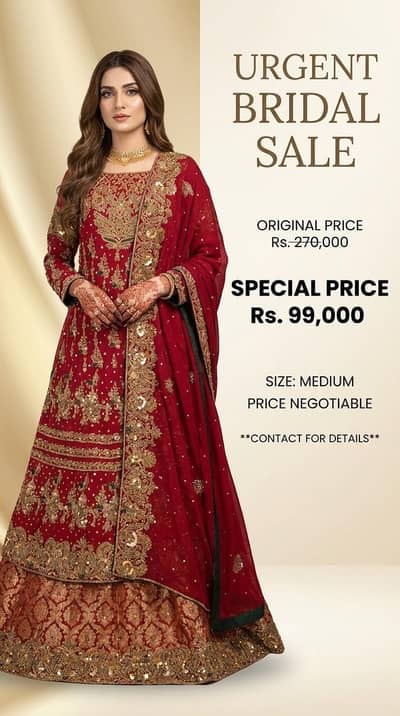 Bridal wear/Bridal category/Bridal Dress/Bridal outfit/Bridal lehnga