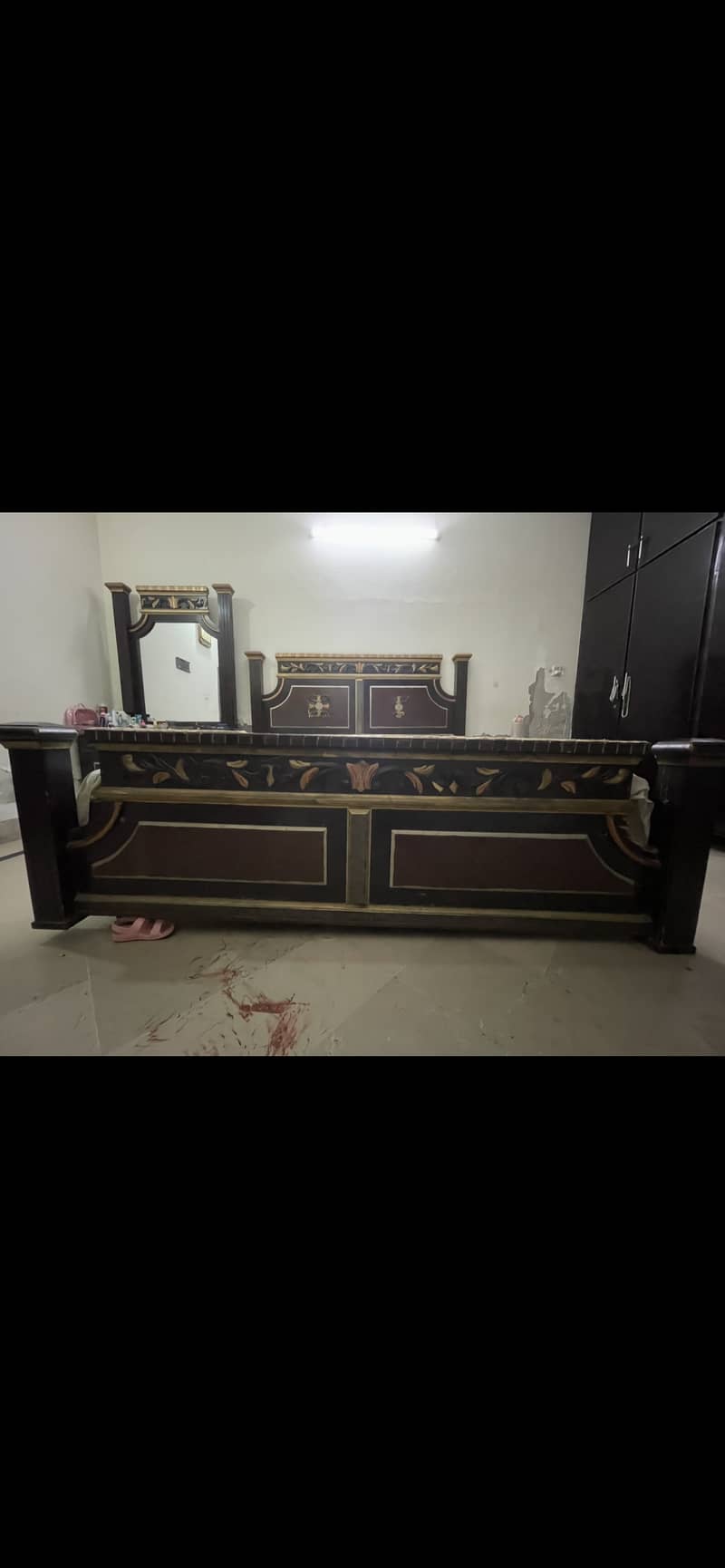 Bed, Dressing, side tables 1