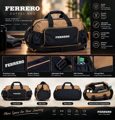 Duffel travel bags for sale.