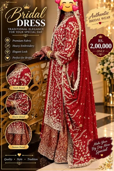Premium Maroon Bridal Lehenga with Heavy Golden Embroidery