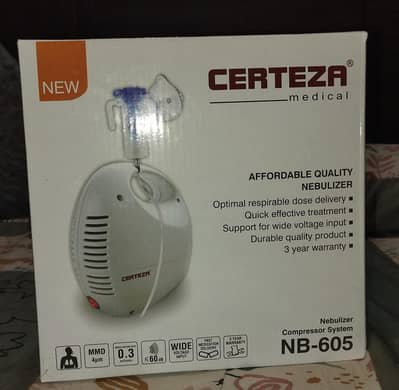 Certeza Nebulizer Compressor System NB-605 (Brand New / Packed)